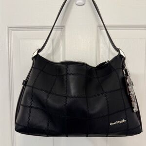 Coachtopia Black Leather Shoulder Bag